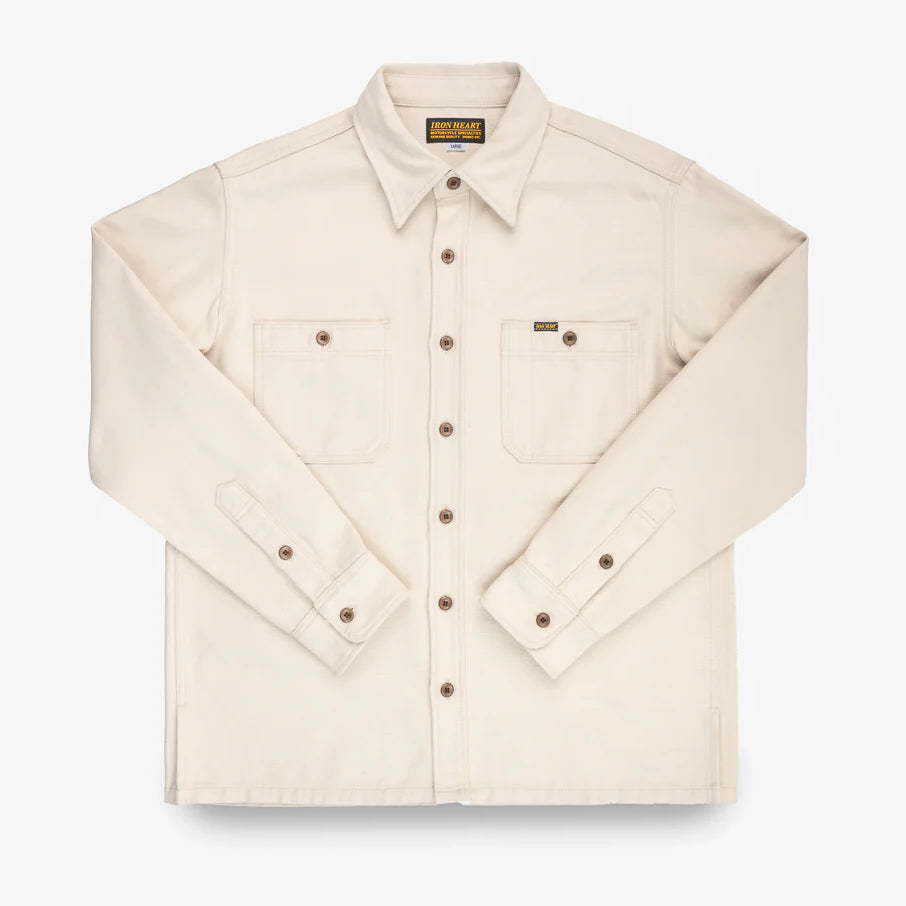 Iron Heart 13 oz Oxford Cloth Overshirt, Vorderansicht liegend