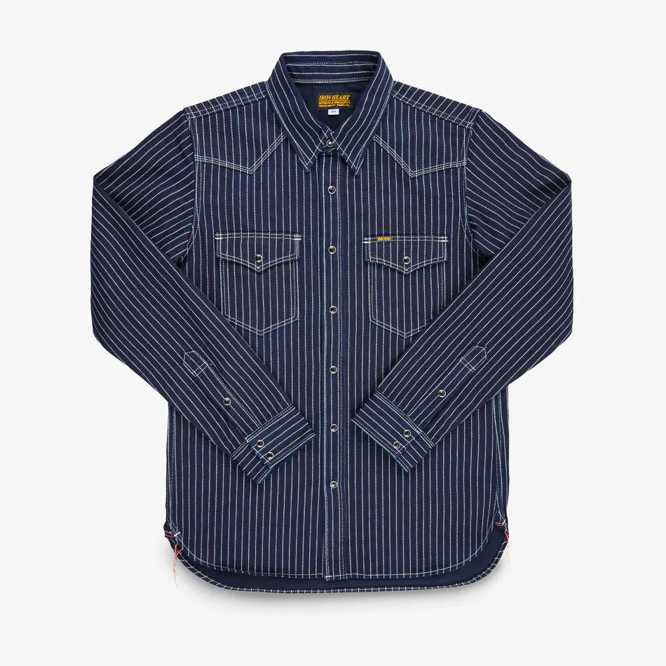 IHSH-62-IND 12 oz. Wabash Western Shirt Indigo