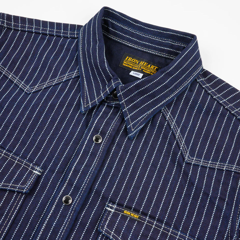 IHSH-62-IND 12 oz. Wabash Western Shirt Indigo