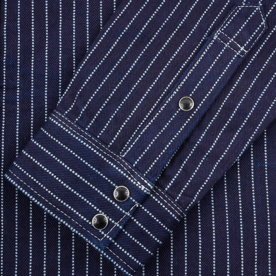 IHSH-62-IND 12 oz. Wabash Western Shirt Indigo