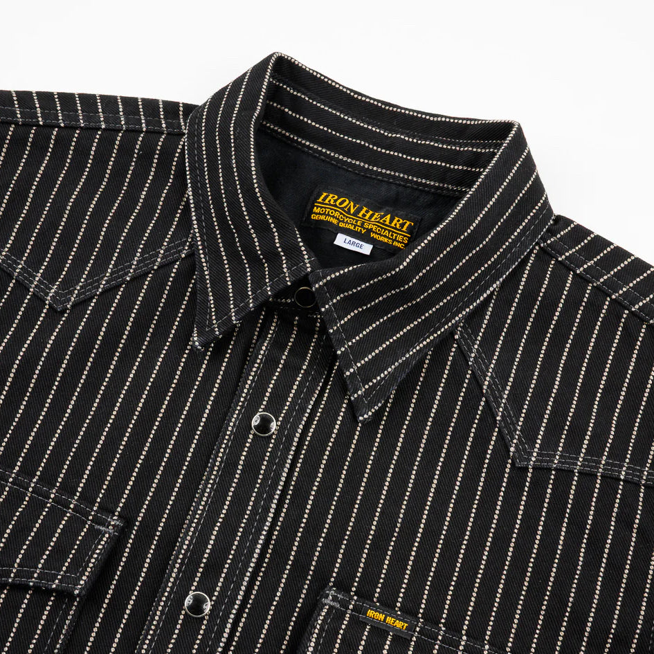 IHSH-62-BLK 12 oz. Wabash Western Shirt Black