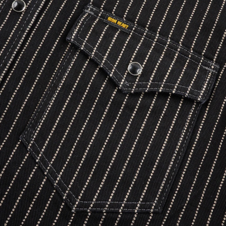 IHSH-62-BLK 12 oz. Wabash Western Shirt Black