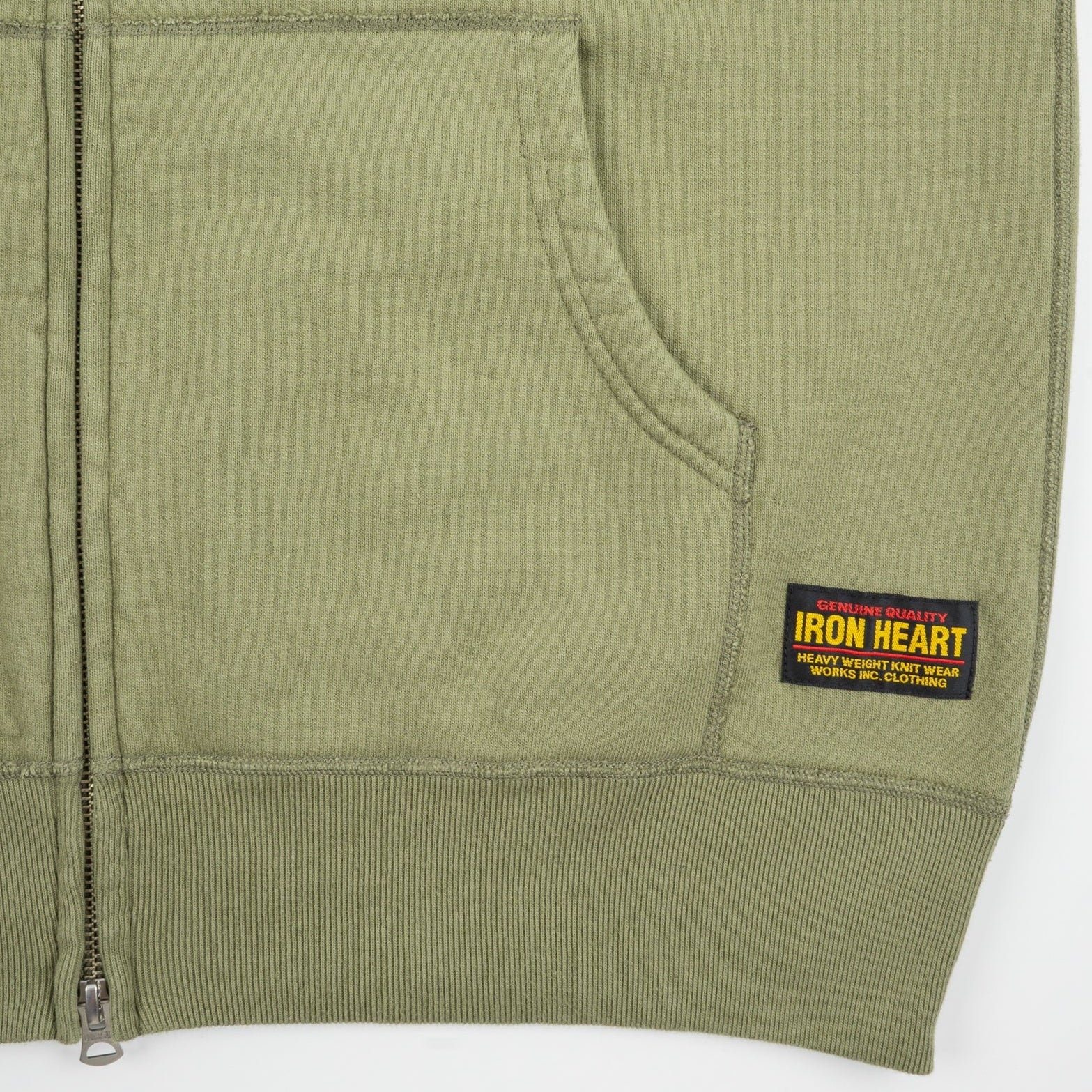 IHSW-10-OLV 14 oz. Ultra Heavy Zip Hoodie Olive