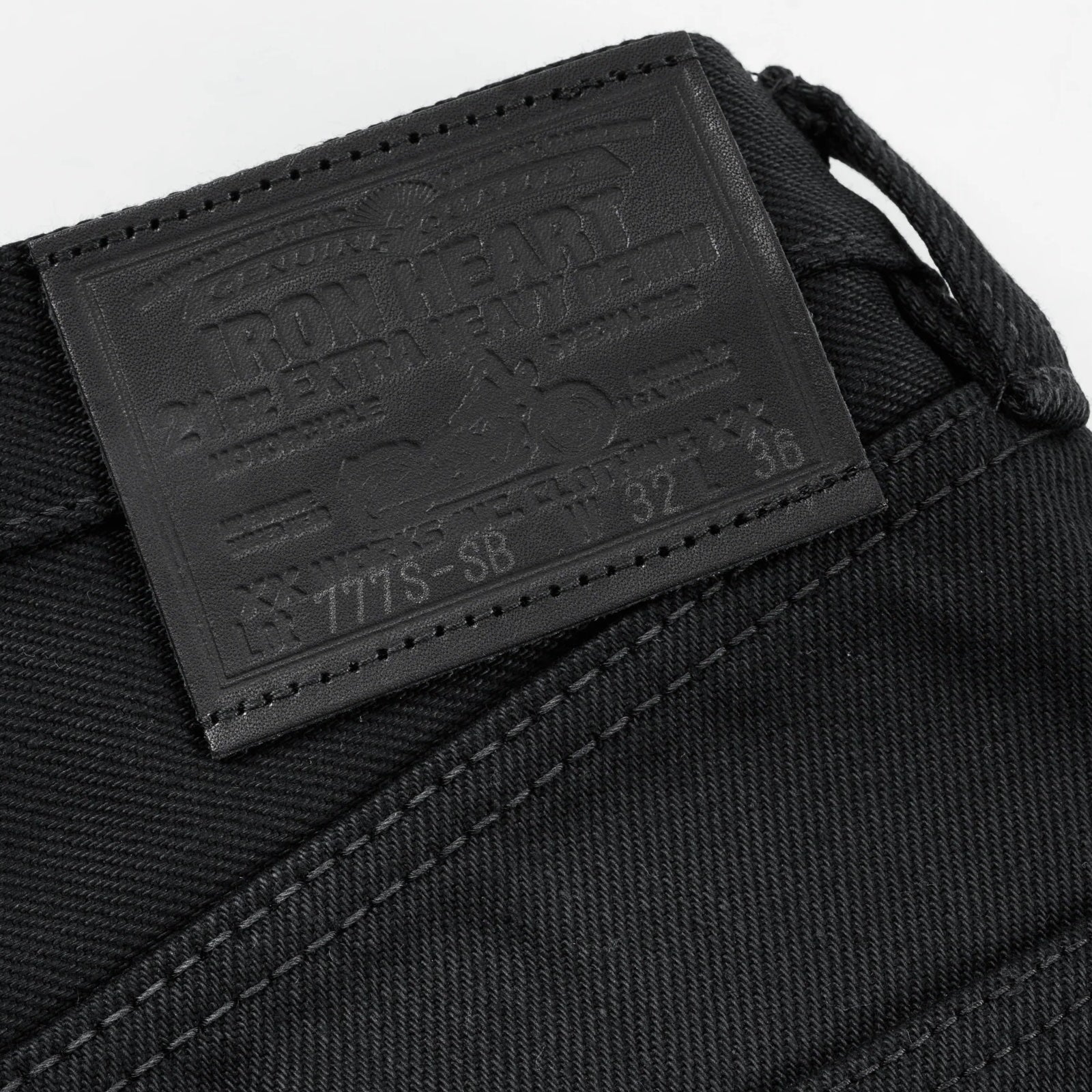 IH-777S-SB 21 oz. Slim Tapered Superblack Non-Fade