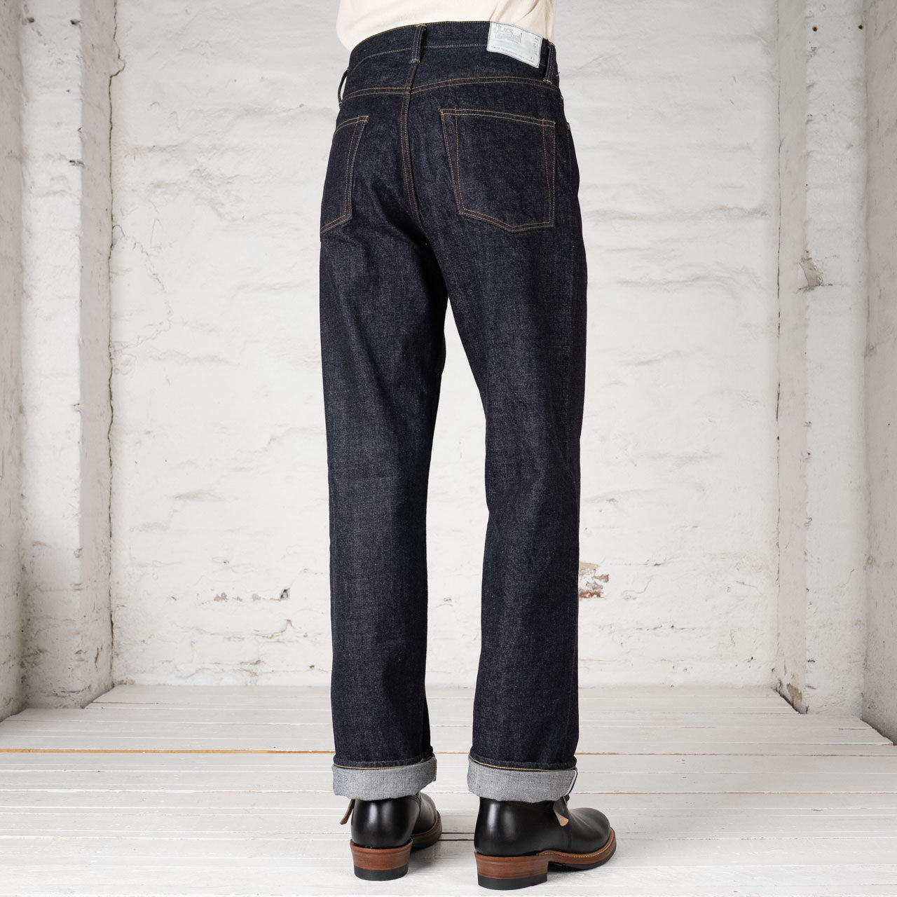 14 oz. Denim Pants Wide Straight Dark Indigo