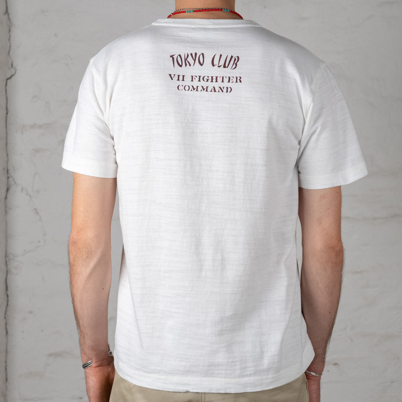 Slub Yarn T-Shirt 72nd Fighter Squadron. White