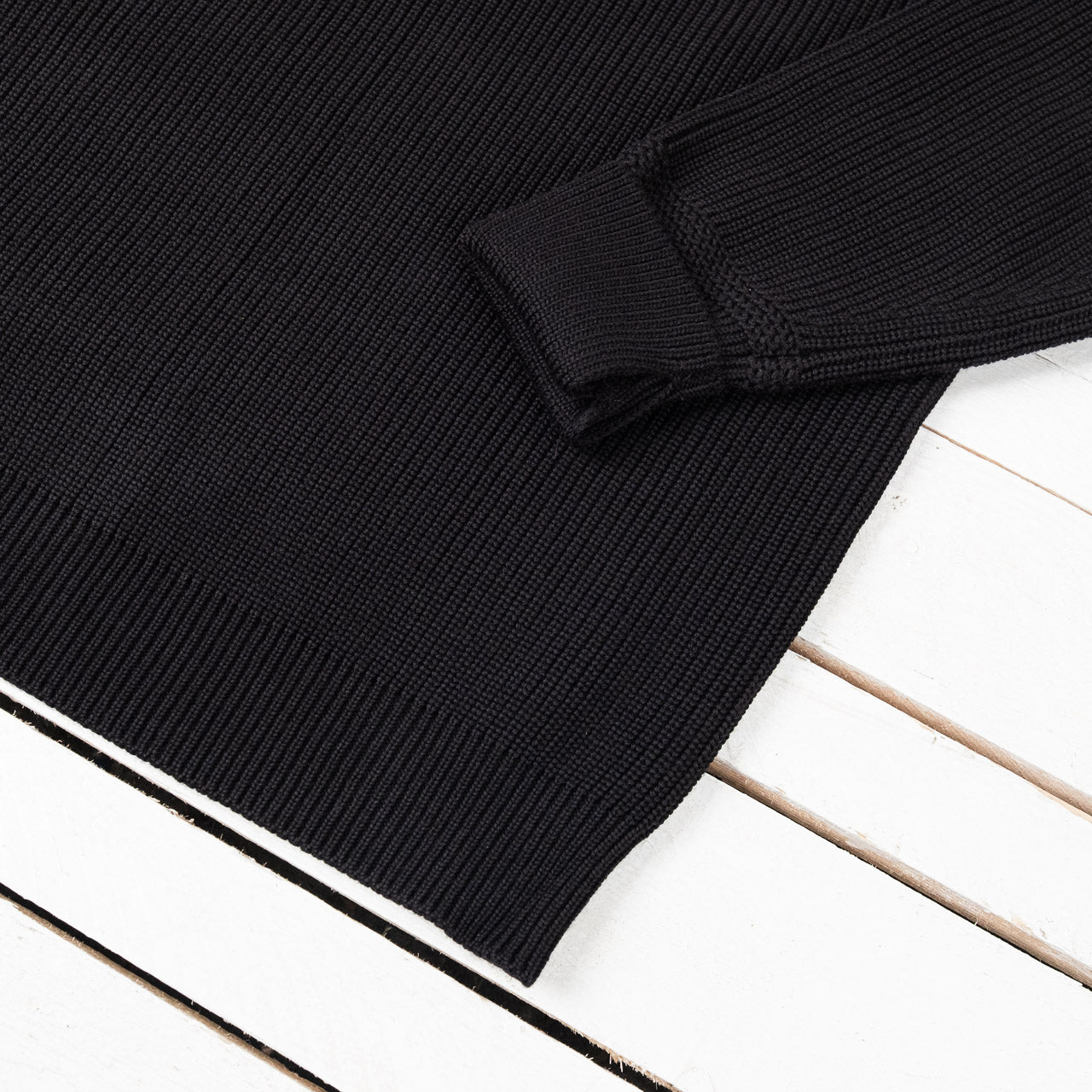 Sailor Half-Zip Black