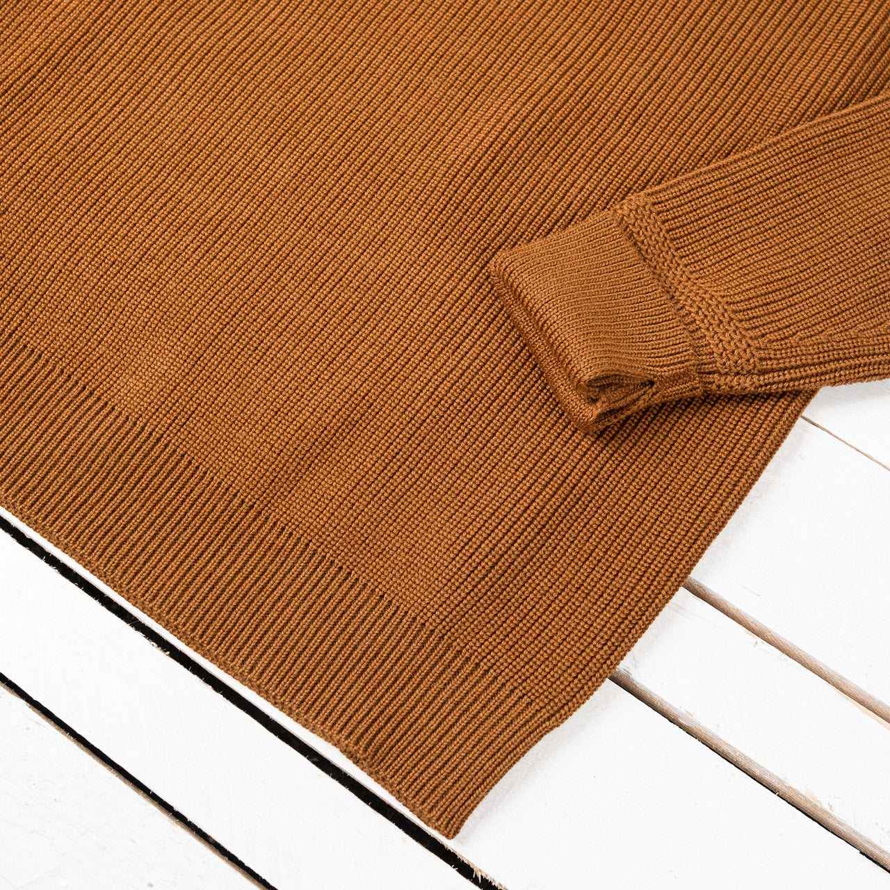 Sailor Half-Zip Brown