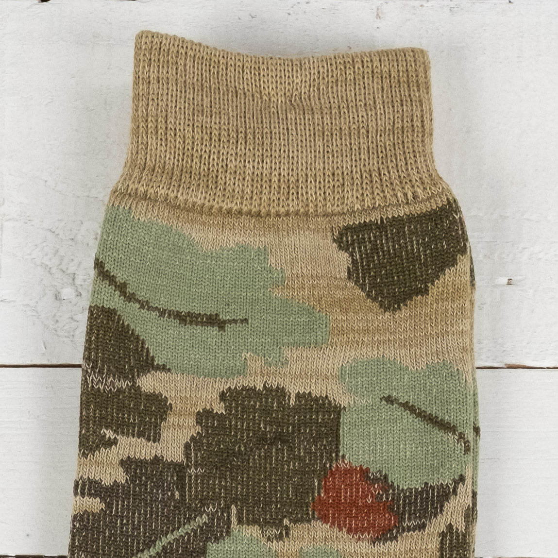 Camo Crew Socks Khaki