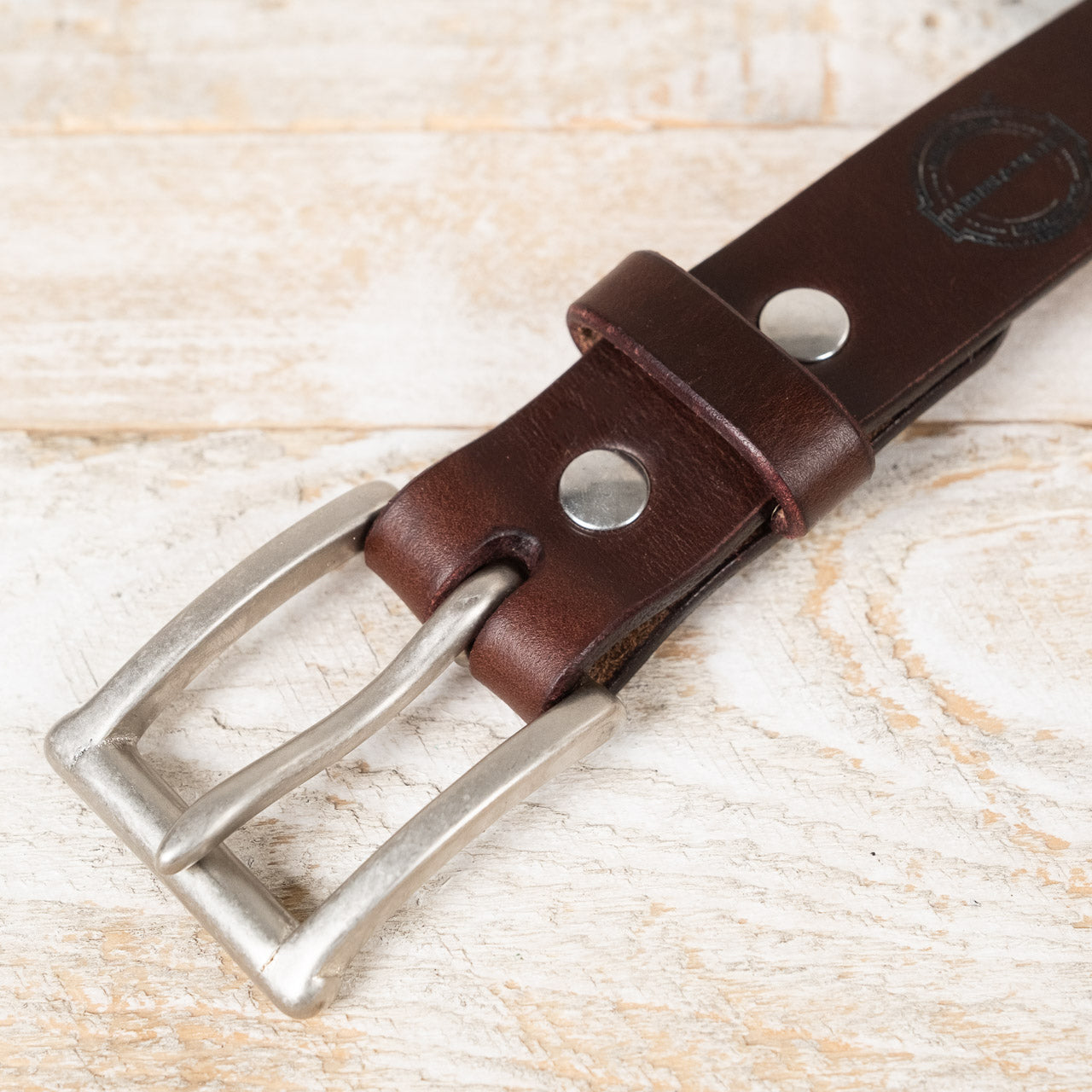 Belt Slim Garrison Oak Cherry/Nickel