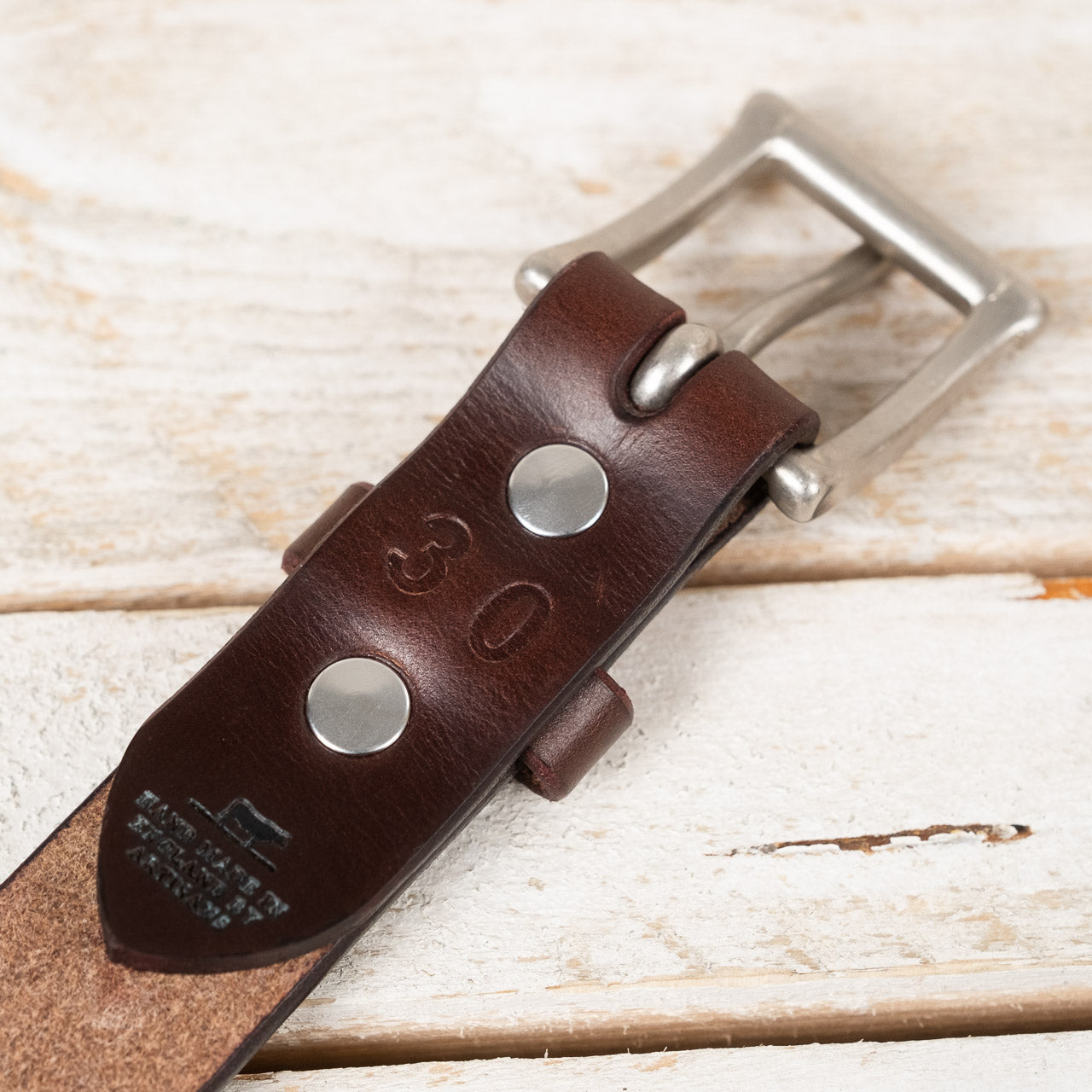 Belt Slim Garrison Oak Cherry/Nickel