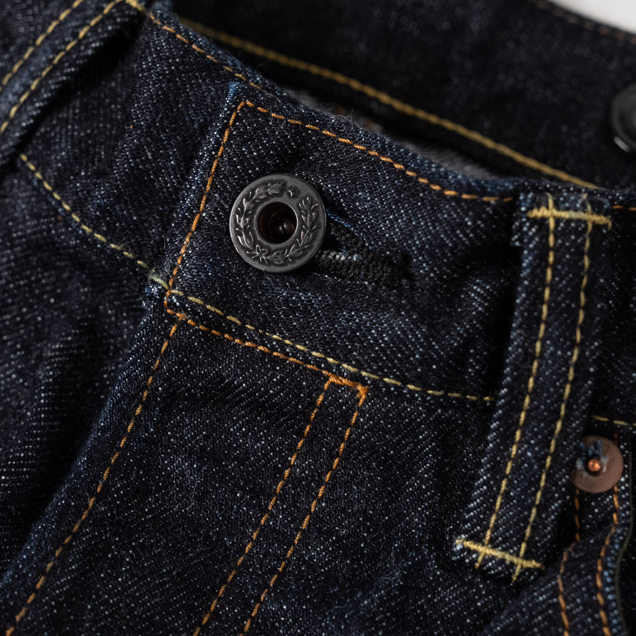 14 oz. Denim Pants Wide Straight Dark Indigo