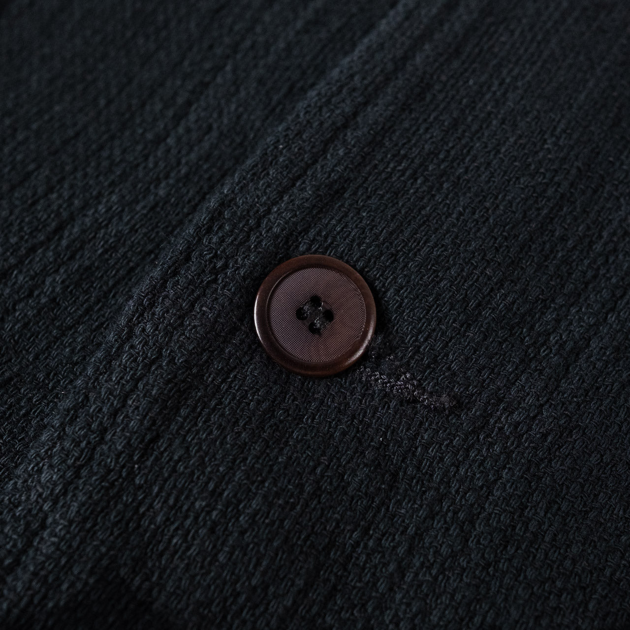Rasp Dobby Utility Jacket Sumi Black