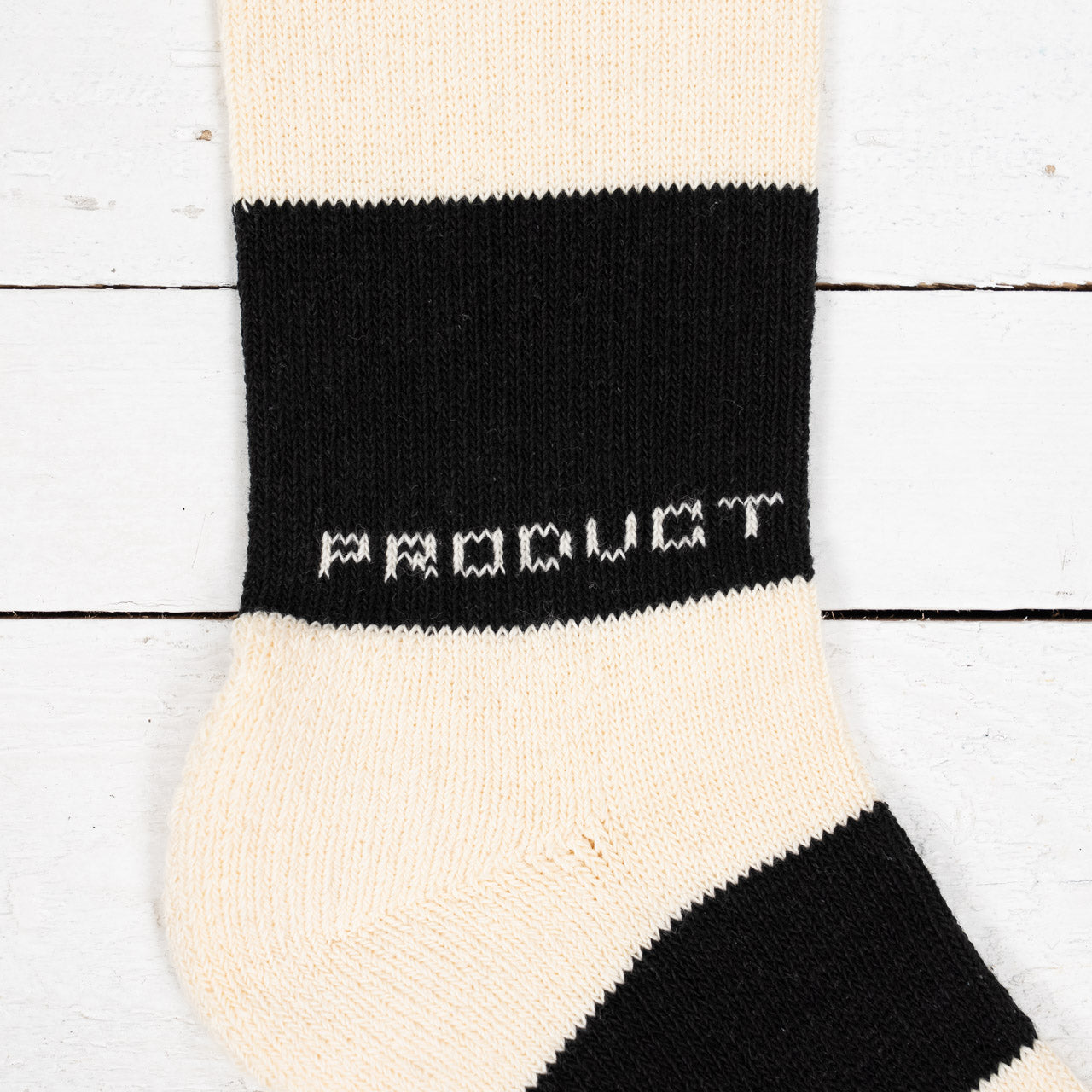 Buco Striped Action Socks White/Black
