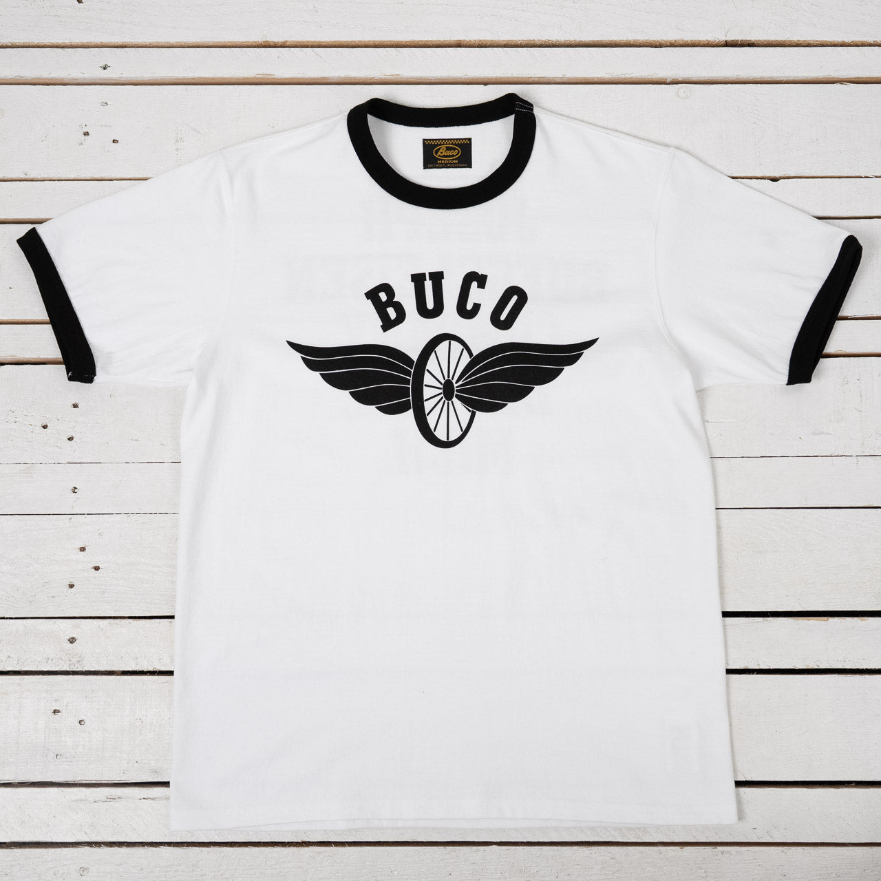 Buco "Flying Wheel" T-Shirt White