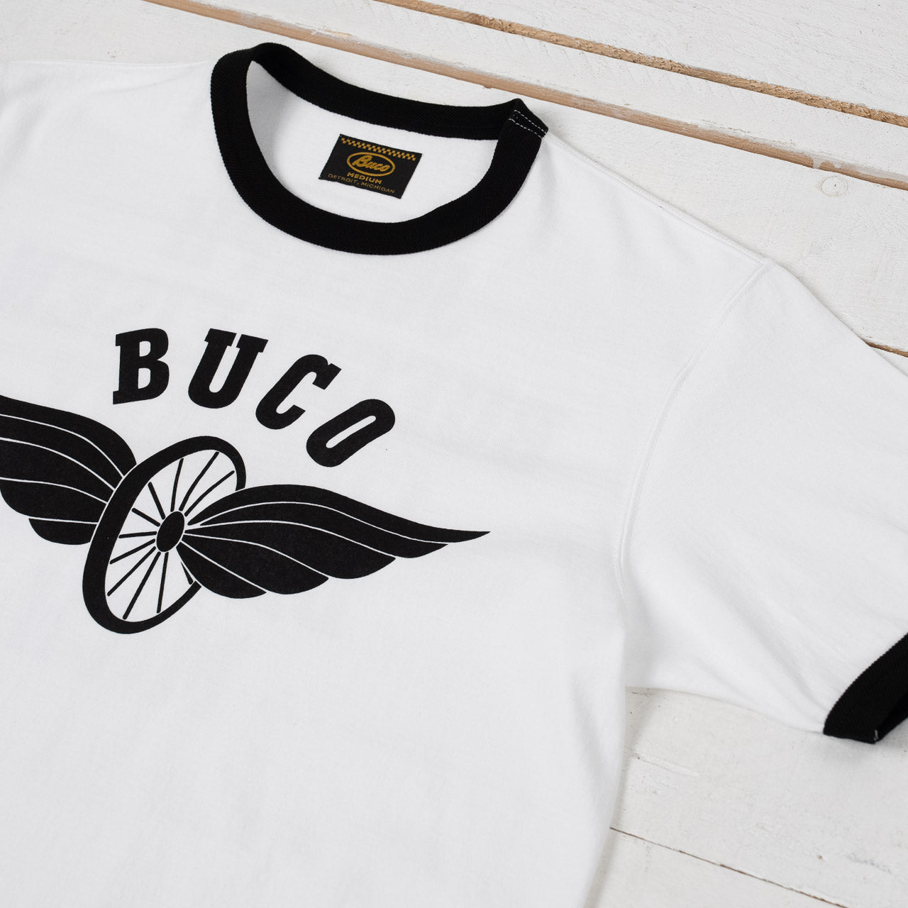 Buco "Flying Wheel" T-Shirt White