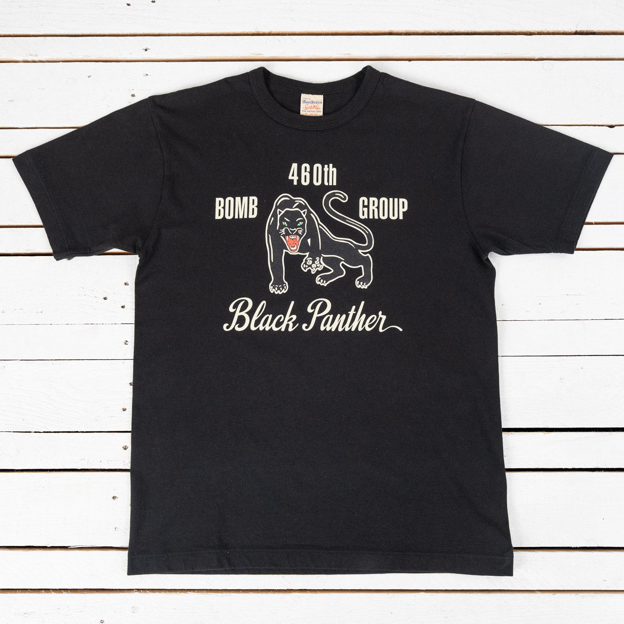 T-shirt 460th Bomb SQ. Black Panther Black