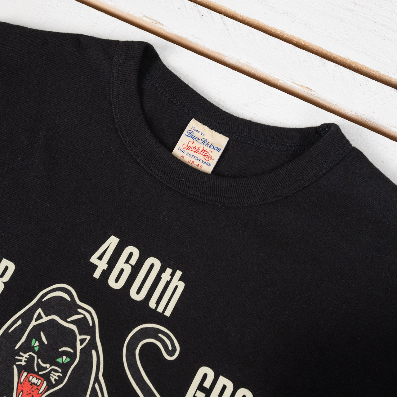 T-shirt 460th Bomb SQ. Black Panther Black