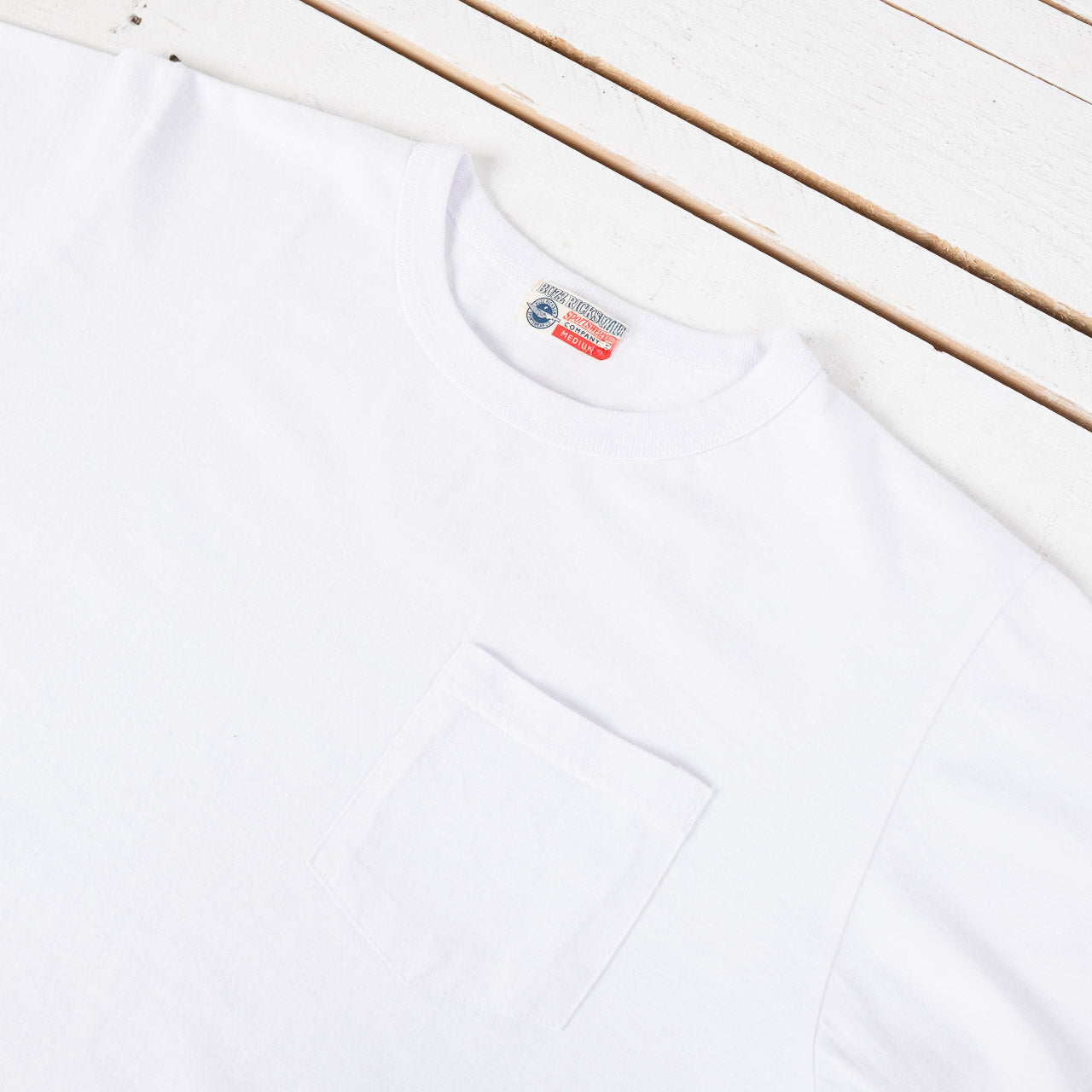 Pocket T-Shirt Weiß