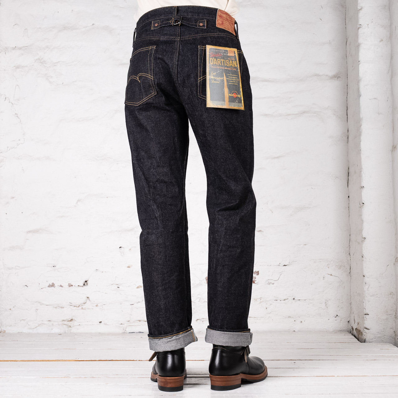 SD-102CB 15 oz. Cinch-Back Jeans Loose Straight