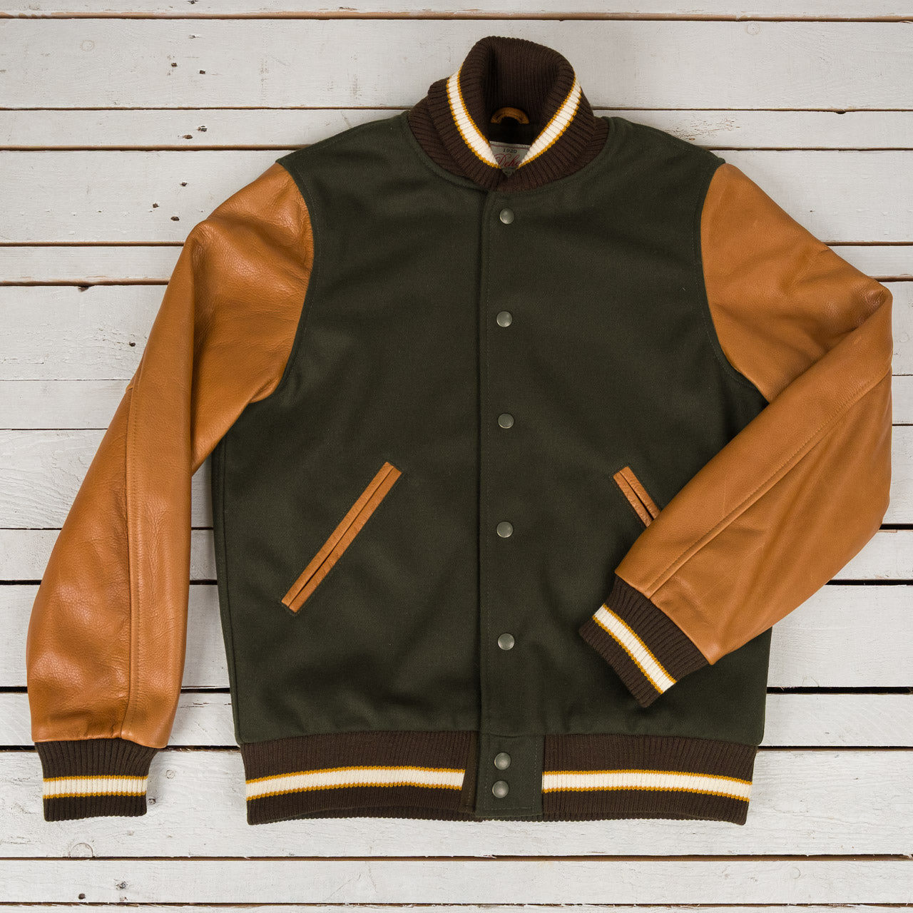 Varsity Jacke Loden / Rust