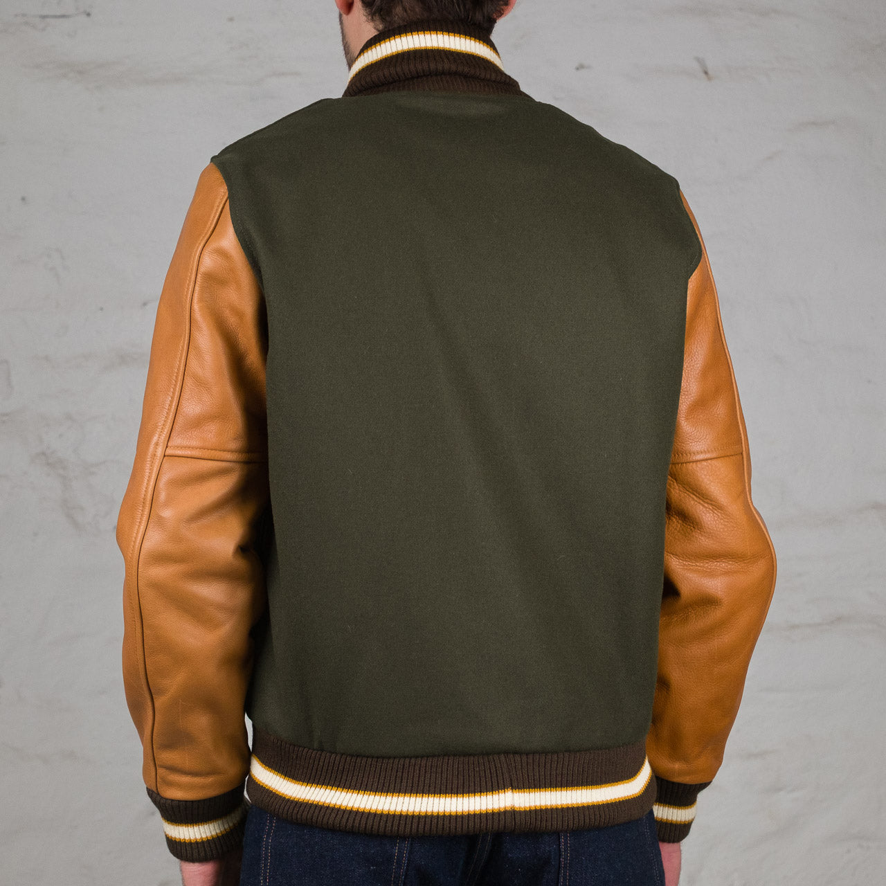 Varsity Jacket Loden / Rust