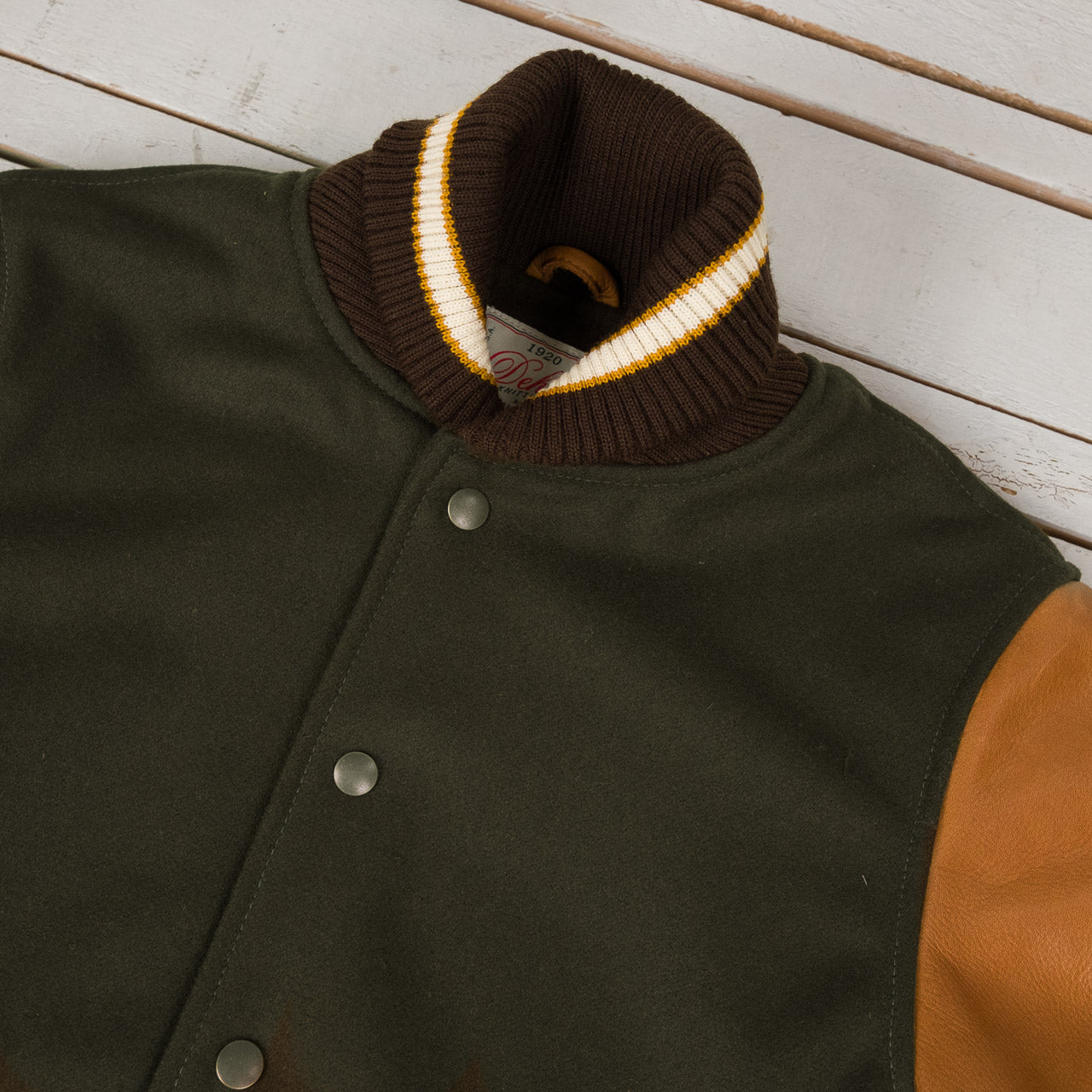Varsity Jacket Loden / Rust