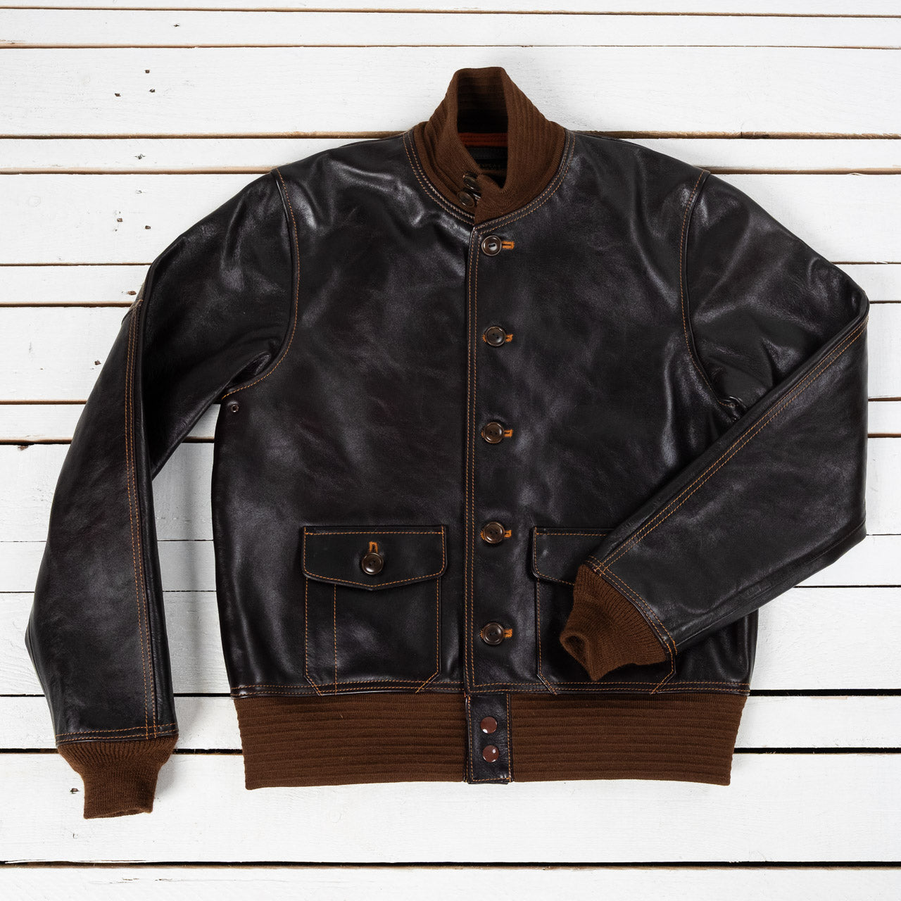 A-1 Flight Jacket Seal Brown