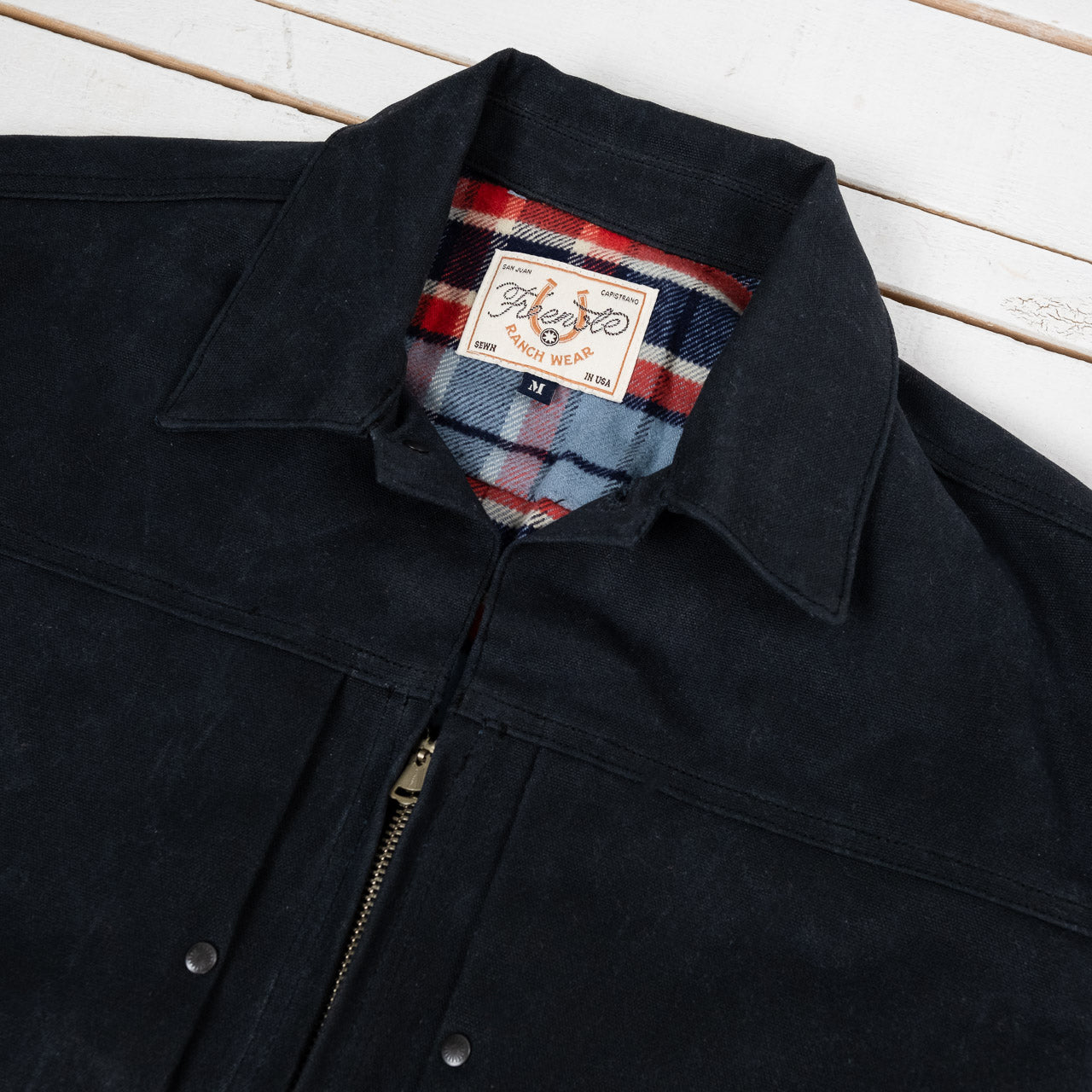 Faro Jacket 20 oz. Waxed Canvas Black