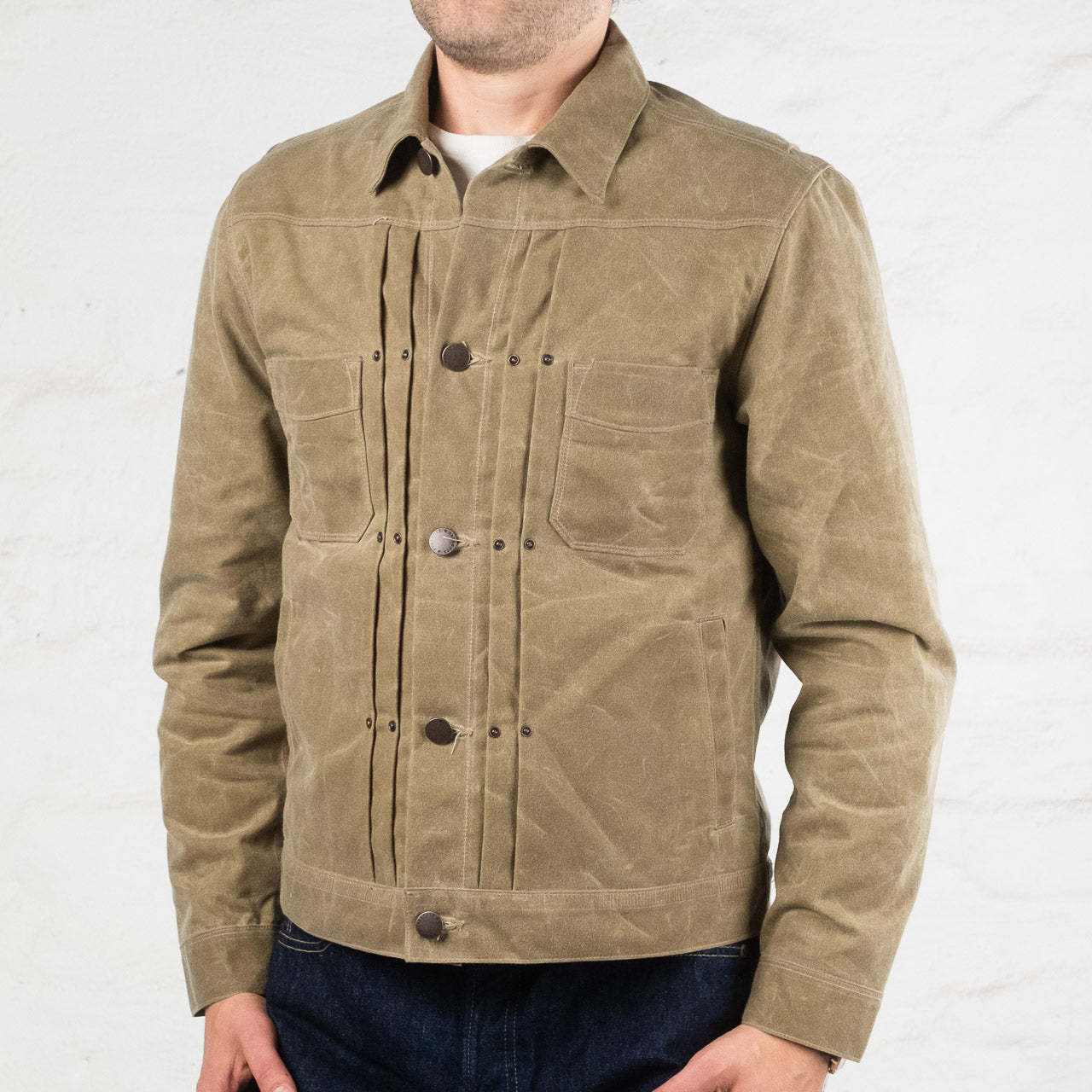 freenote cloth riders jacket tobacco Riders Jacket Waxed Canvas Tobacco Brown