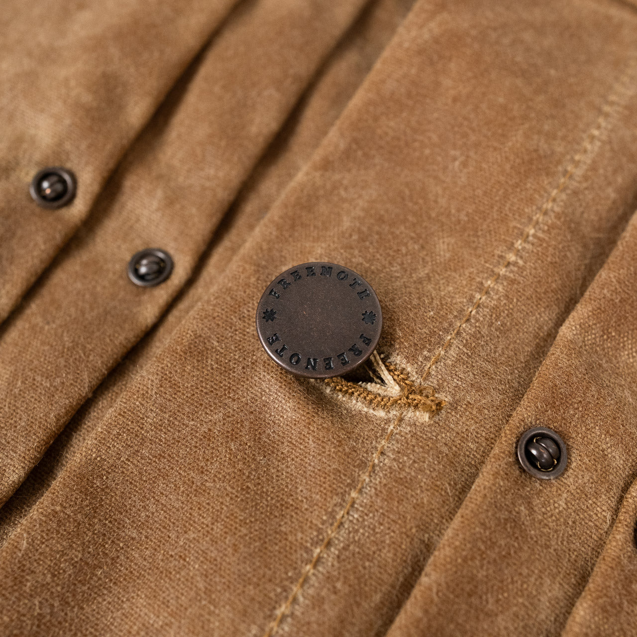 Riders Jacket Waxed Canvas Rust