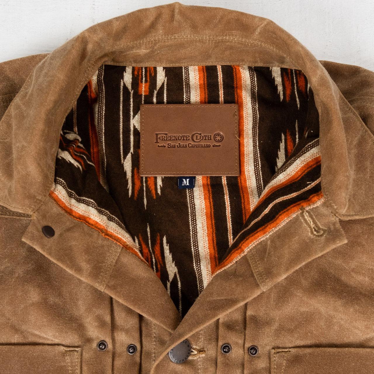 Riders Jacket Waxed Canvas Rust