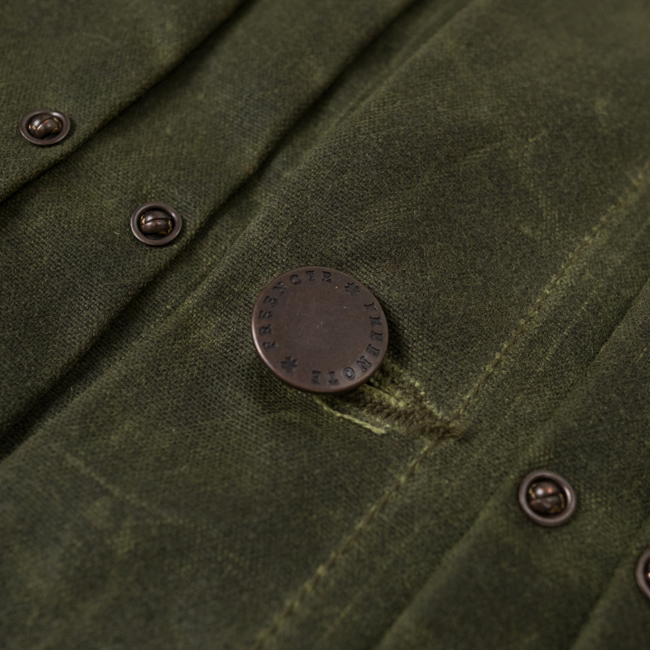 Riders Jacket Waxed Olive
