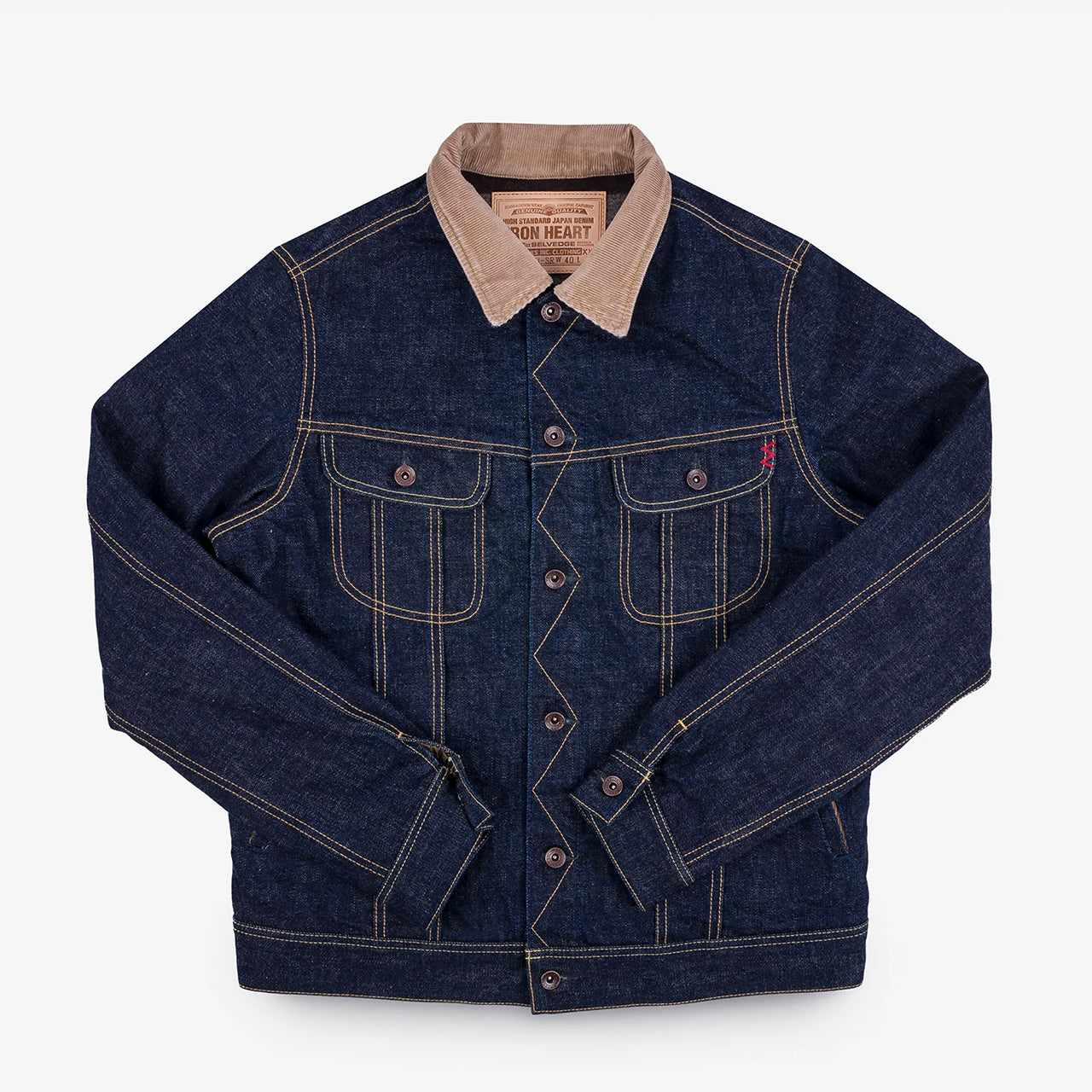 IH-101J-SR 18 oz. Selvedge Denim Storm Rider Jacket Indigo