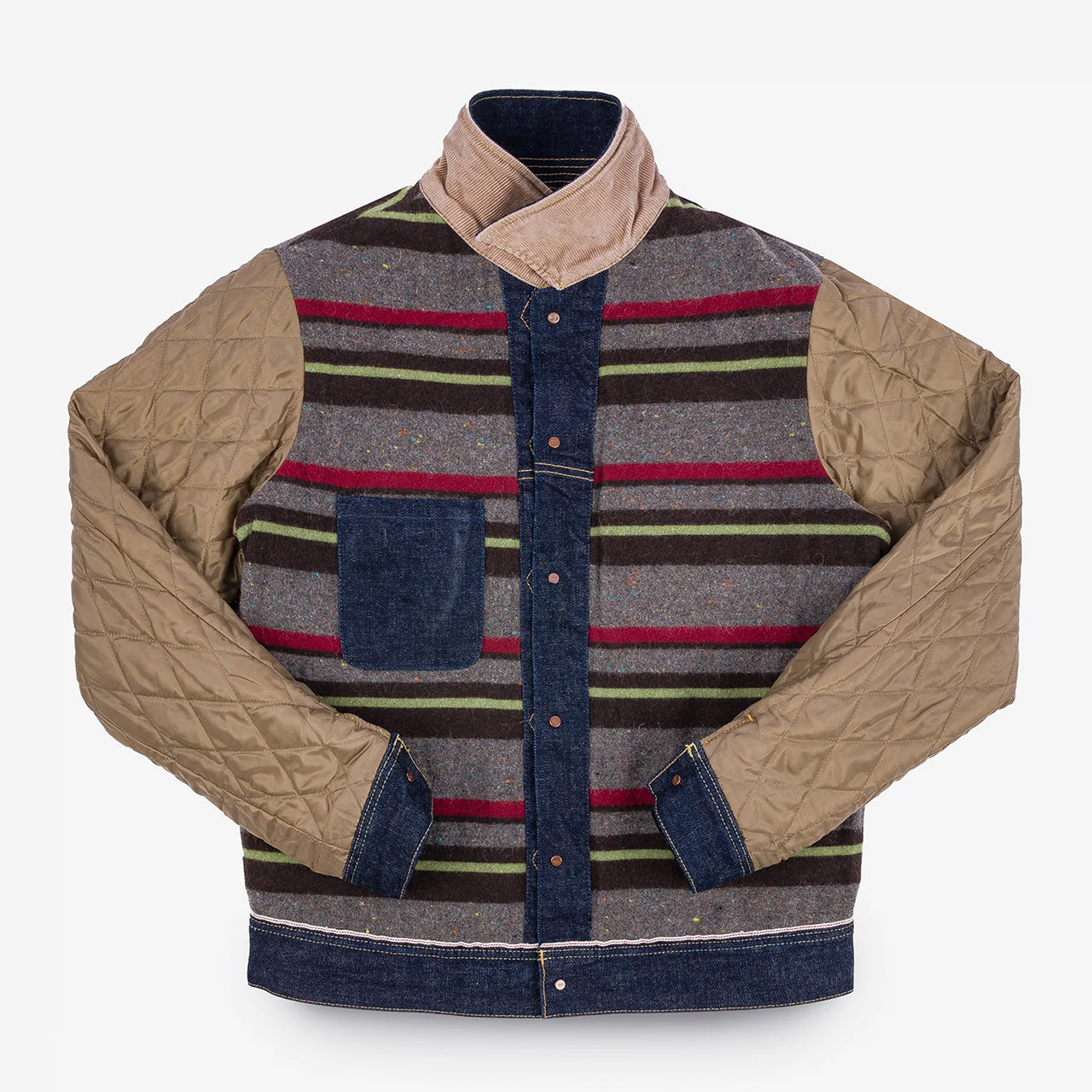 IH-101J-SR 18 oz. Selvedge Denim Storm Rider Jacket Indigo