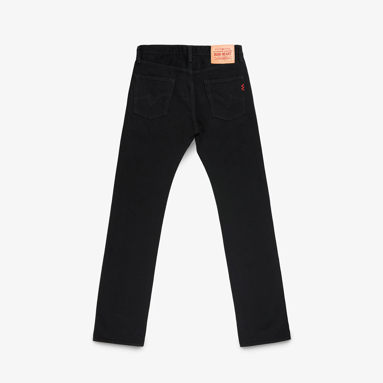 IH-666S-142bb 14 oz. Slim Straight Black/Black