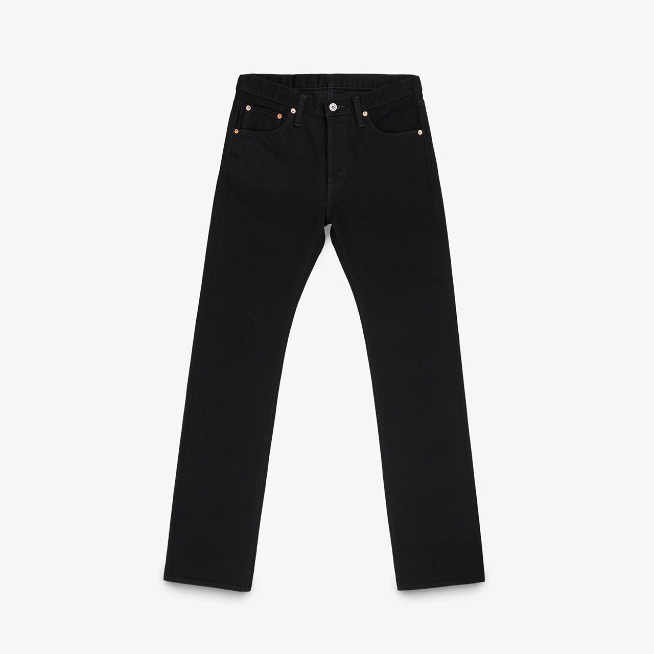 IH-666S-142bb 14 oz. Slim Straight Black/Black