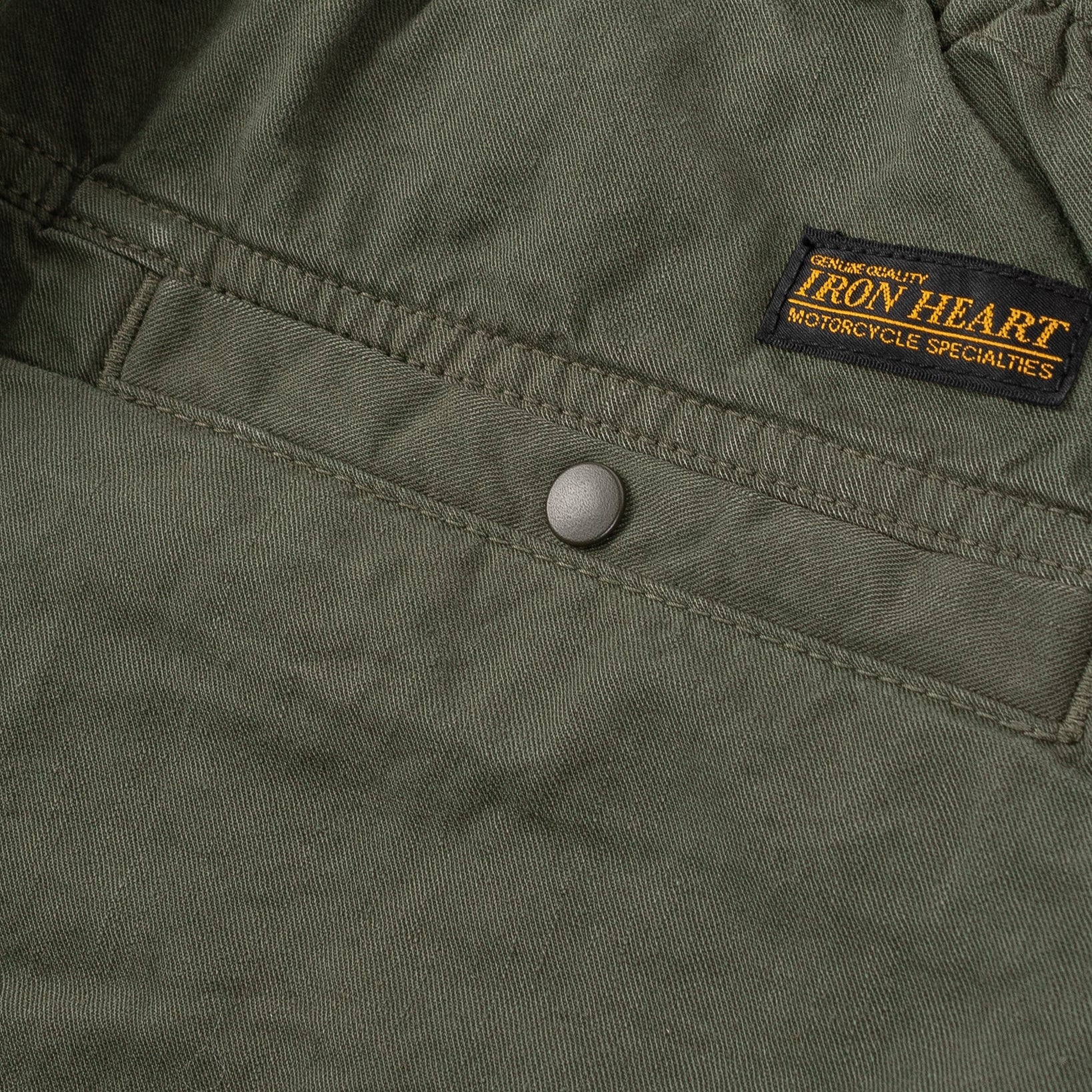 IH-729-OLV Cotton Easy Shorts Olive