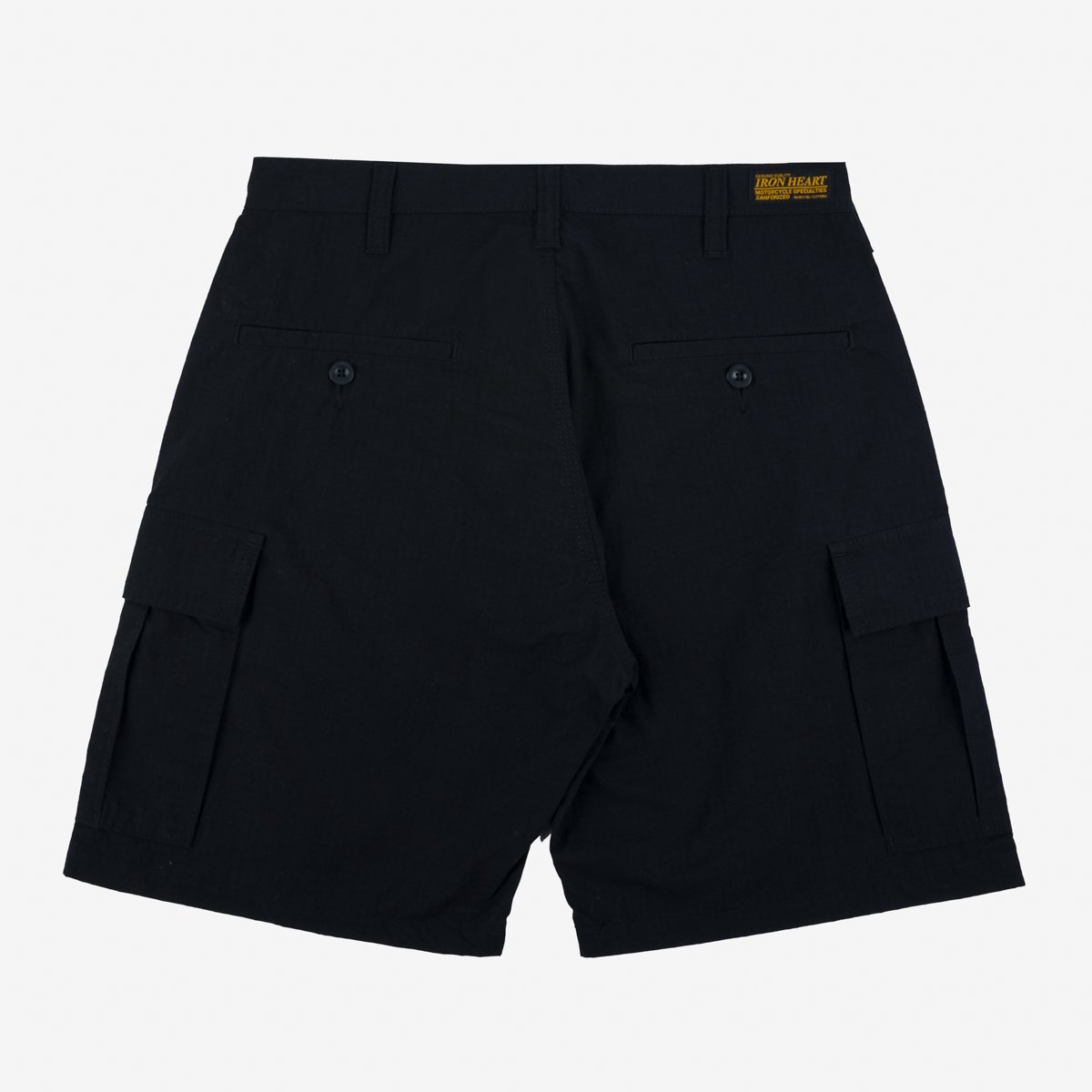 IH-736 Ripstop Cargo Shorts Schwarz
