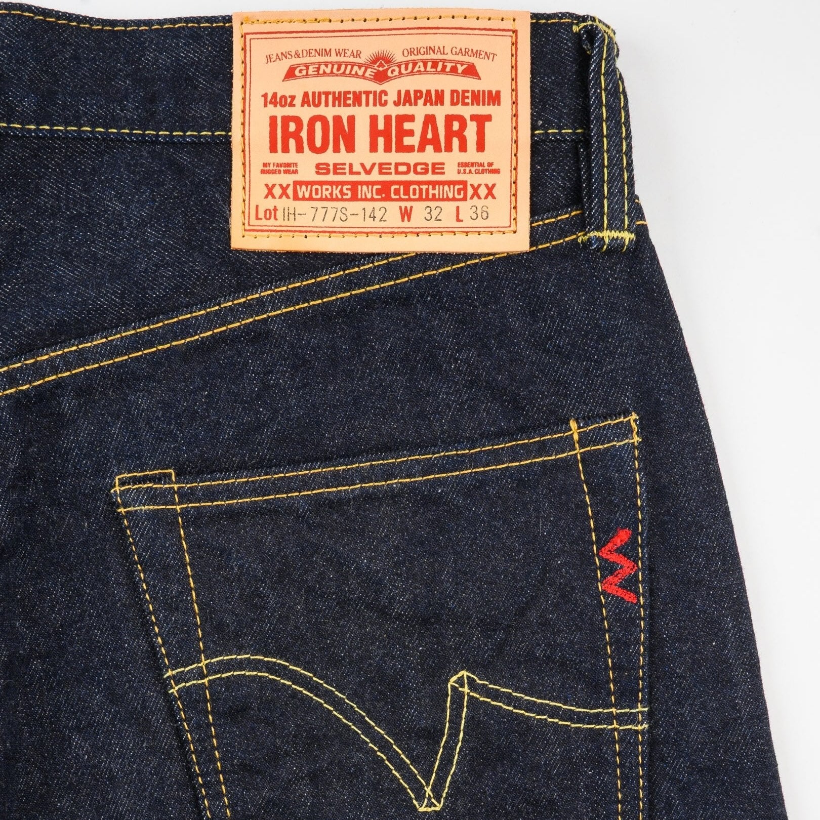 IH-777S-142 14 oz. Slim Tapered Indigo