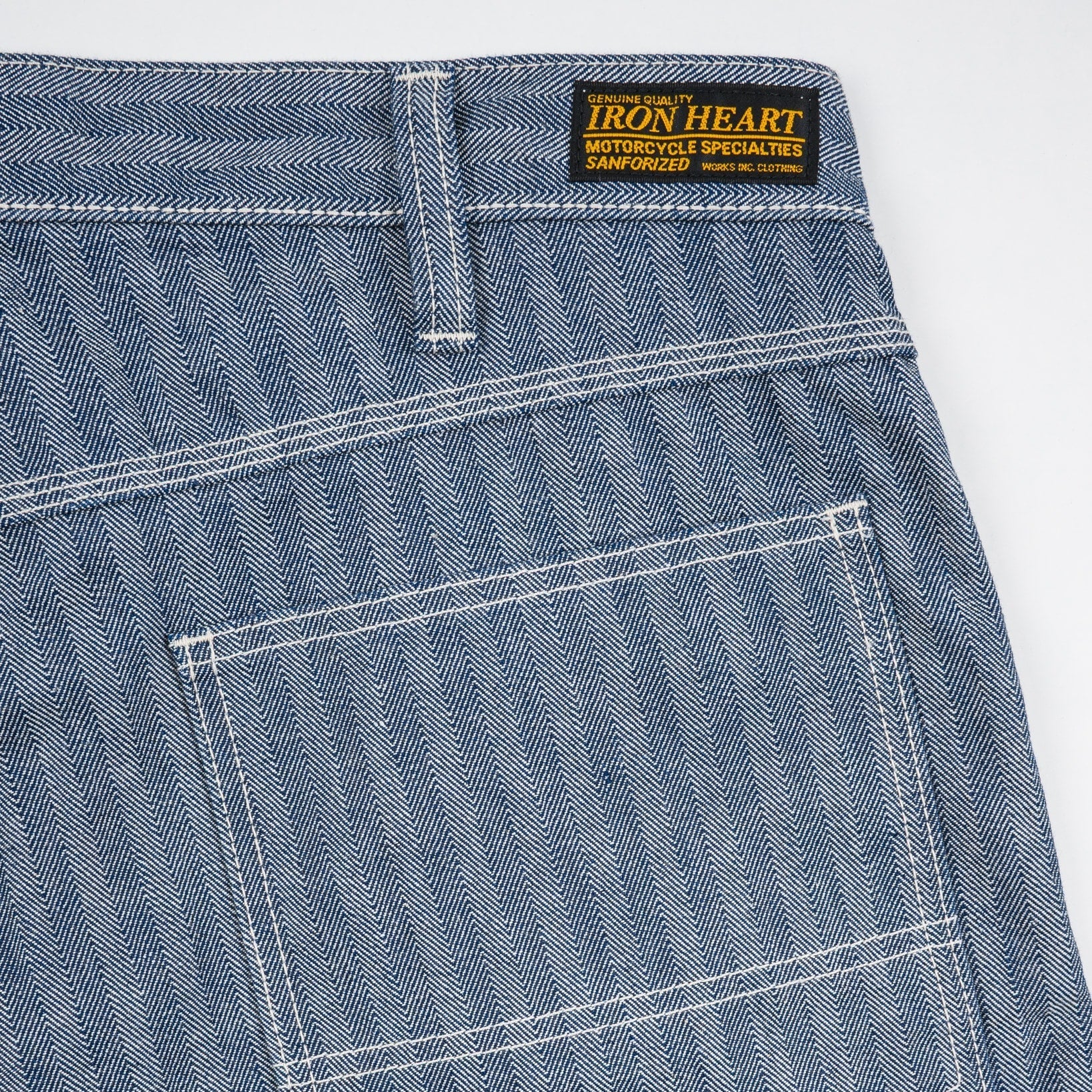 IH-830-IND 10,5 oz. Herringbone Painter’s Pants Indigo