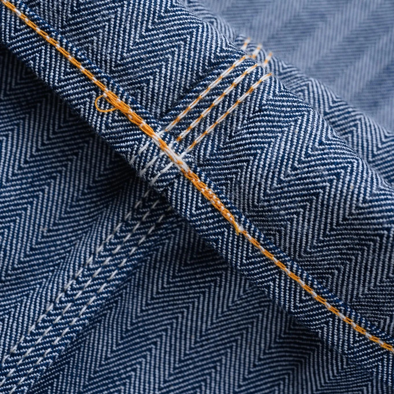 IH-830-IND 10,5 oz. Herringbone Painter’s Pants Indigo