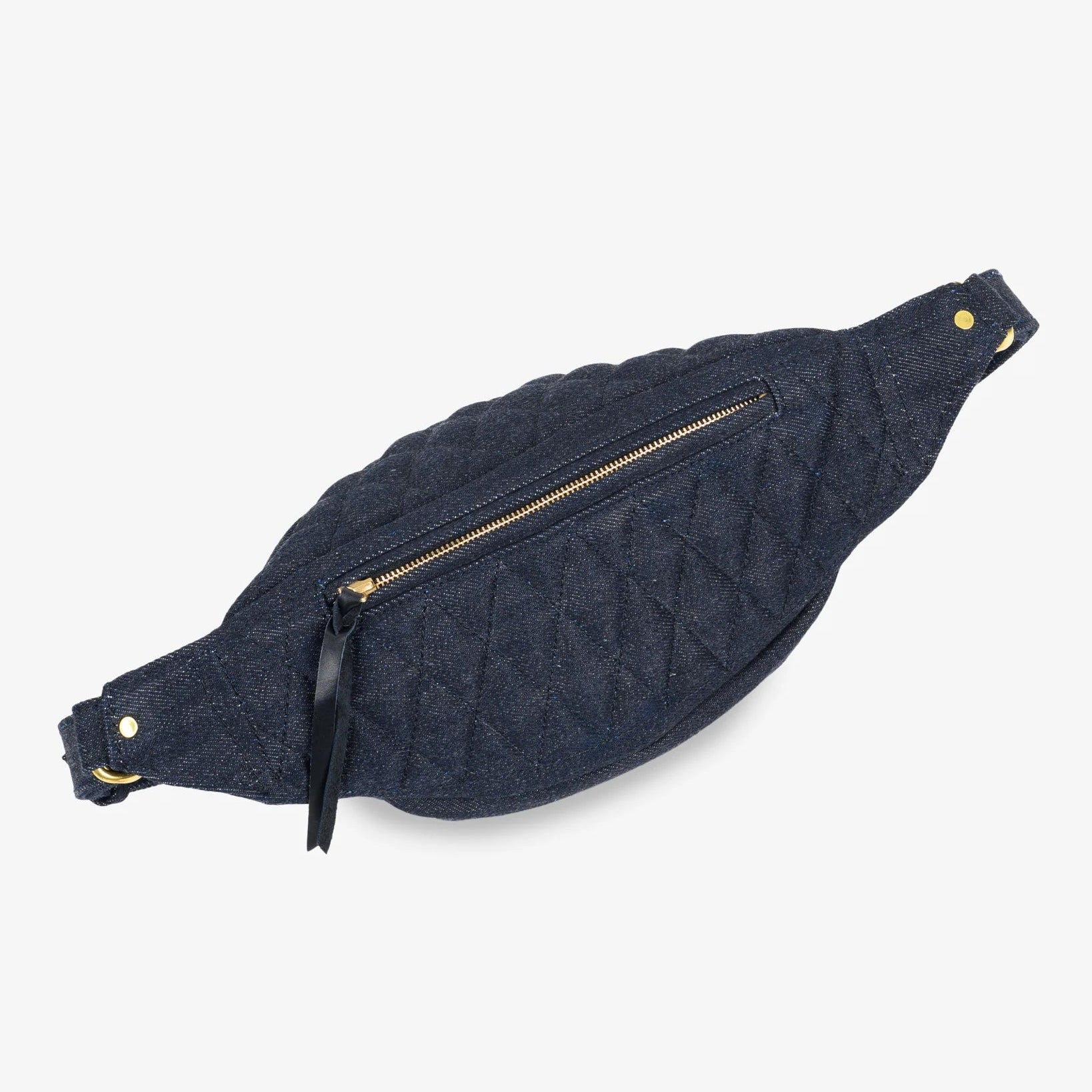 IHE-51-IND 25 oz. Selvedge Denim Waist Bag Indigo
