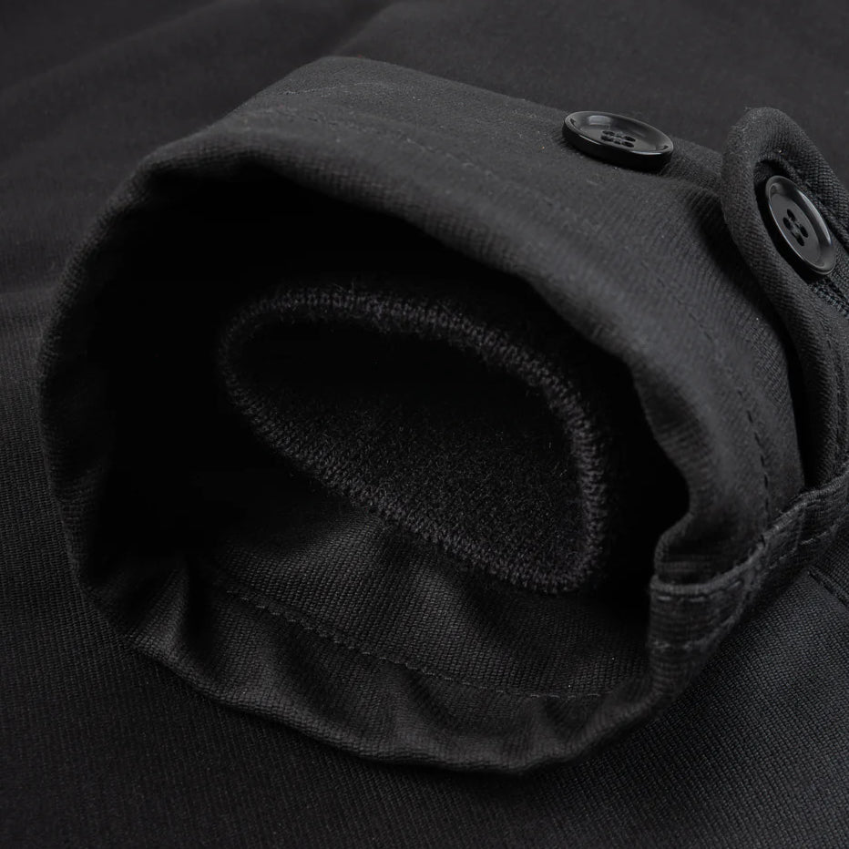 IHM-37-BLK Oiled Whipcord N1 Deck Jacket Black