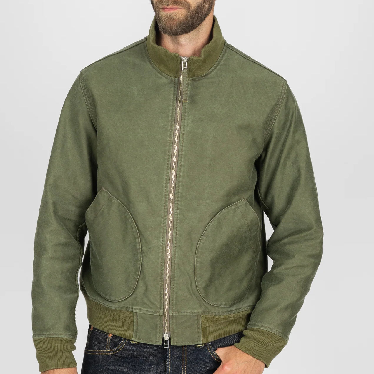 IHM-47-ODG 12 oz. Whipcord Tanker Jacket, Olive Drab Green