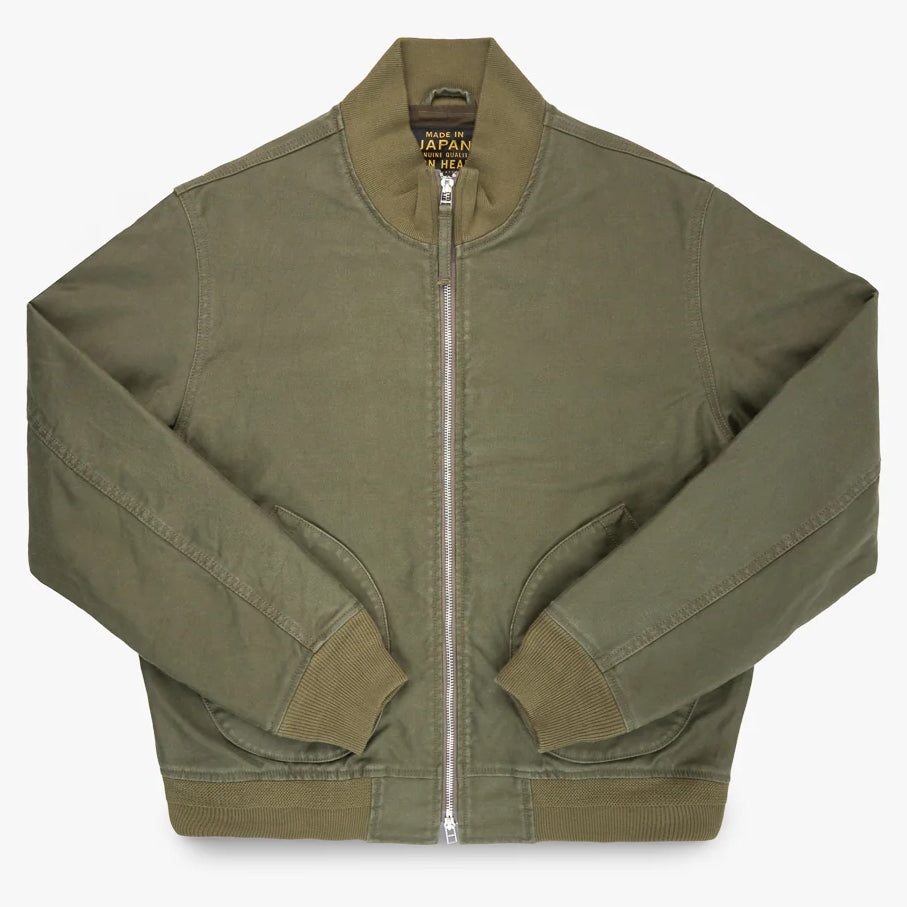 IHM-47-ODG 12oz Whipcord Tanker Jacket Olive Drab Green