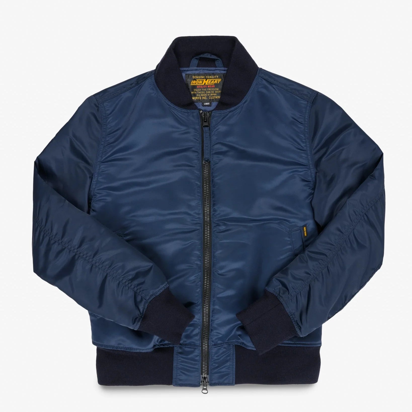 IHM-50-NAV 4.8 oz. Nylon Type L-2B Jacket Navy