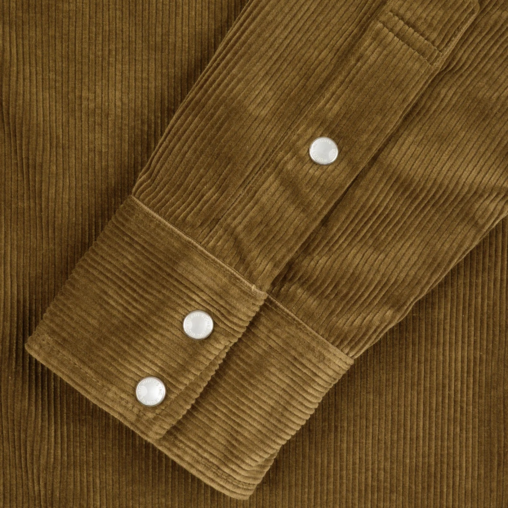IHSH-398-CAM Chemise Western en velours côtelé 11 oz. Camel