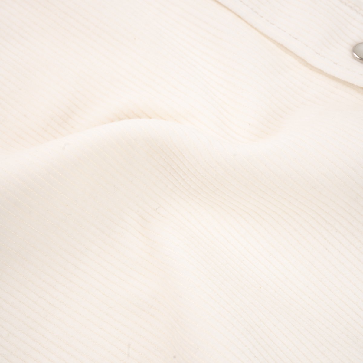 IHSH-398-WHT 11 oz. Corduroy Western Shirt Off White