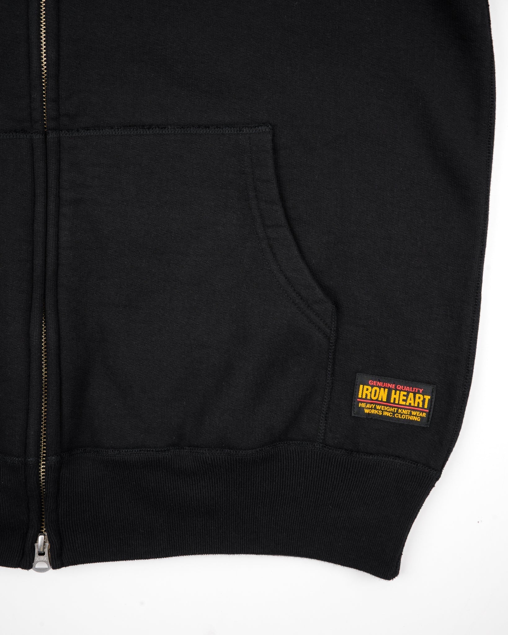 IHSW-10-BLK 14 oz. Ultra Heavy Zip Hoodie Black